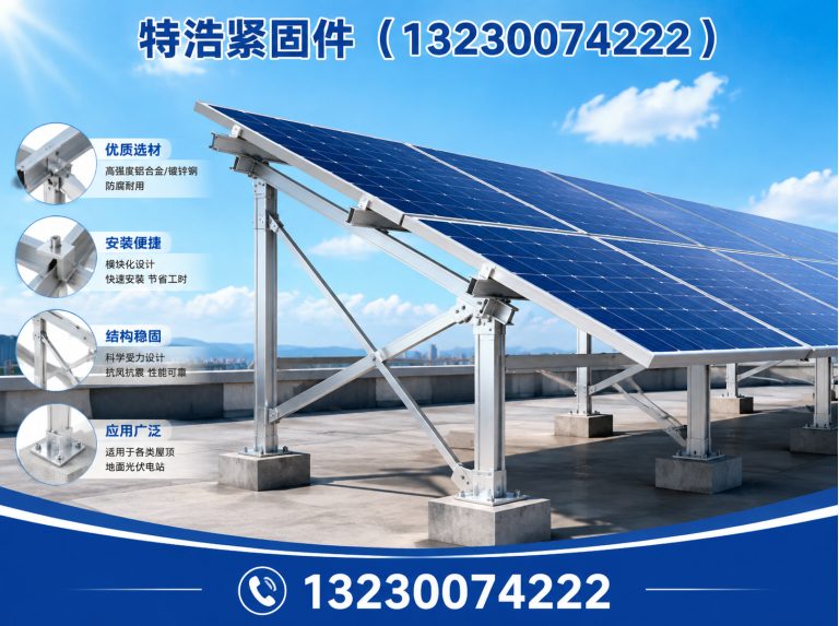 复兴区光伏支架展示图